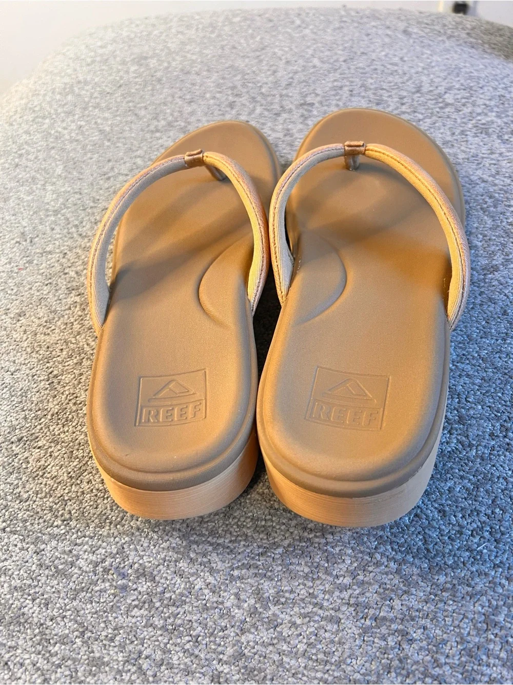 Reef Tan/Brown Cushioned Flip Flop Sandals